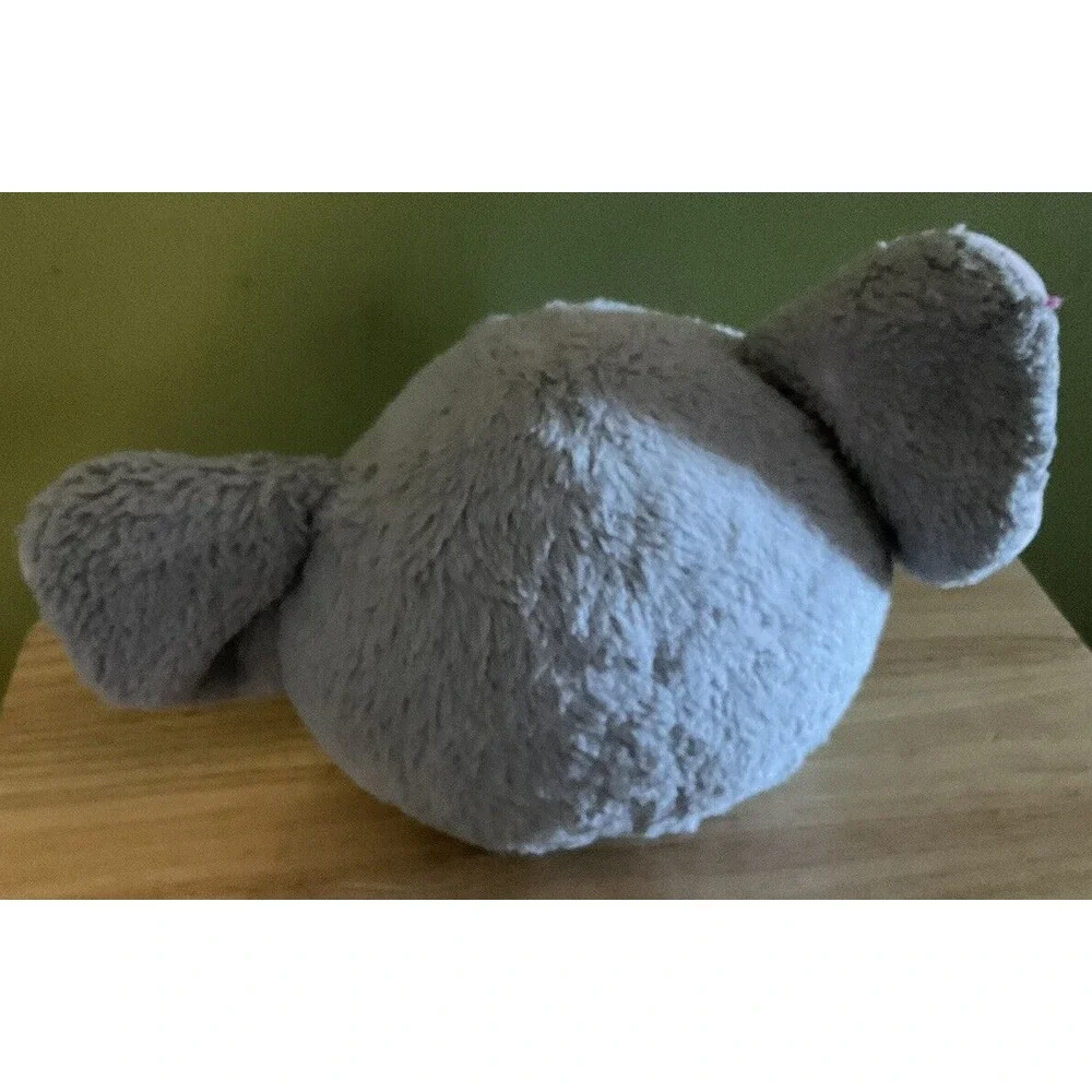 Elephant Stuffed Animal Big Glitter‎ Pink Eyes, Round, 8